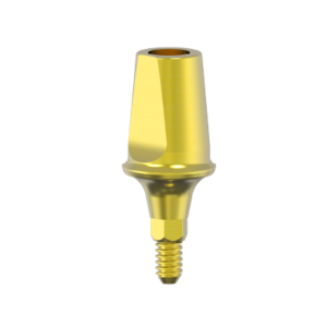 Pilar de titanio premium con cuello 1.5 mm para plataforma estrecha